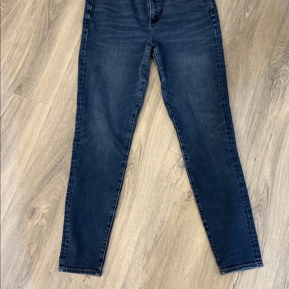 American Eagle Super Hi-Rise Blue Jeggings size 8 - Picture 6 of 11